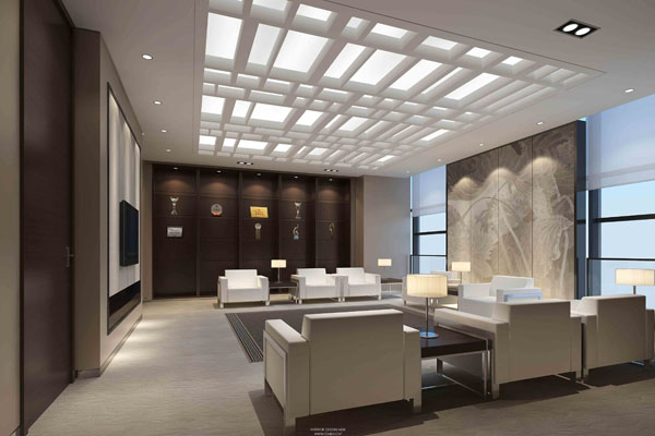 朝陽辦公室室內裝修設計合理劃分辦公室區(qū)域效果圖